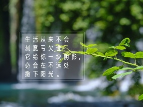 正能量心情短文字图片